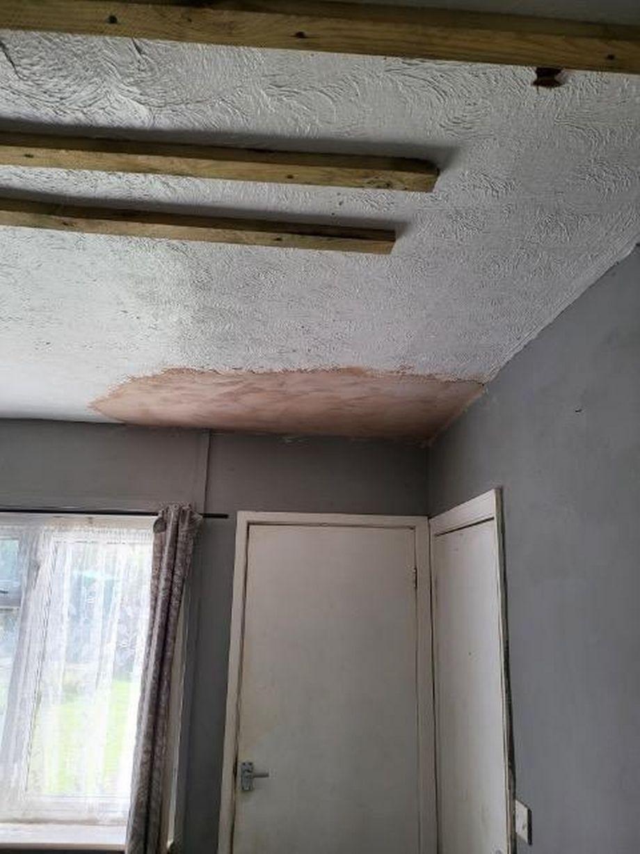 Caernarfon mum-of-seven in 'constant state of fear' after ceiling collapse in 'death trap' Adra home 