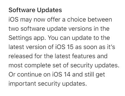 PSA: You don’t have to upgrade to iOS 15 