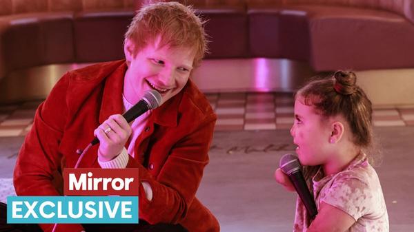 Ed Sheeran stuns hero superfan, 7, who beat meningitis by singing duet with her 