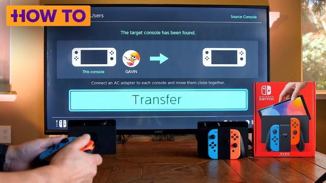 How to transfer data from Nintendo Switch to Switch OLED 