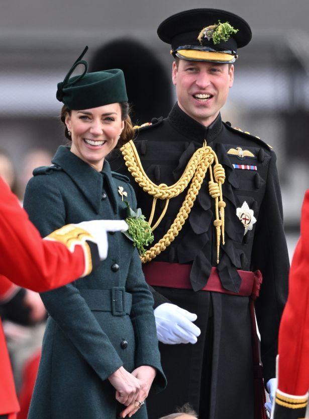Kate Middleton 'likes William in uniform' as he dresses up for St Patrick's Day