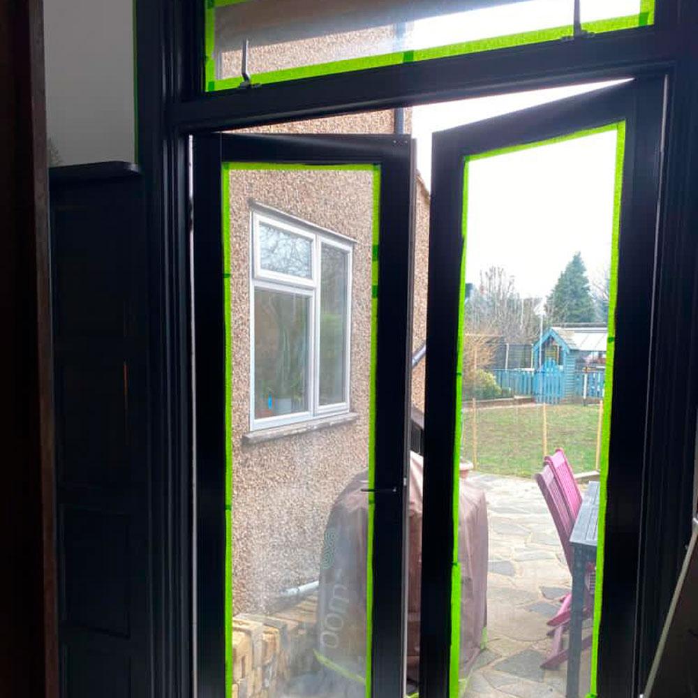 Savvy DIYer creates completely convincing Crittall-effect patio doors – for just £15! 