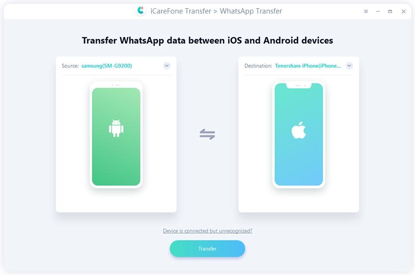 iCareFone Transfer App Lets You Transfer WhatsApp Data From Android To iOS Without A Computer
