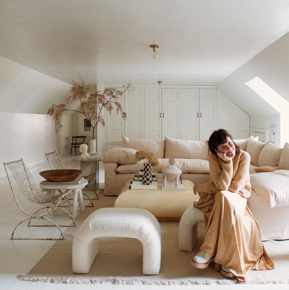 Leanne Ford Transformed Her 1900 Pennsylvania Attic With a 360-Degree Paint Job