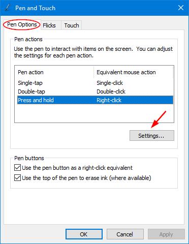 How to right click on touch screen: Windows 10, monitor