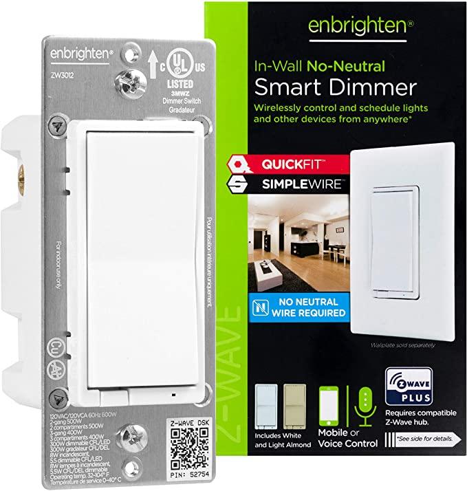 Jasco Enbrighten Z-Wave No-Neutral Smart Dimmer review: This three-wire dimmer is too quirky to recommend 