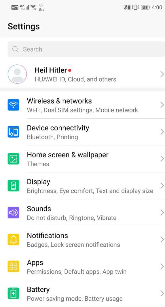 How to find what you're looking for in the Android settings menu 