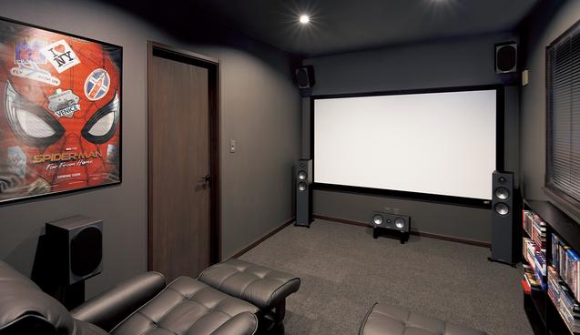 Private room theater CASE23 Authentic school where you can immerse yourself in pictures and sounds with an excellent sense of unity | Home theater CHANNEL