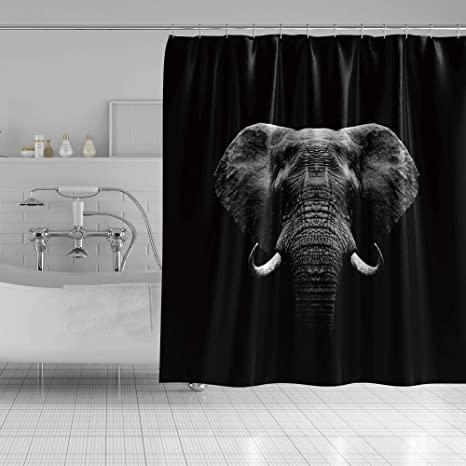 Best elephant shower curtain
