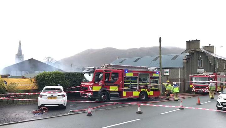 LIVE: People urged to keep away from high street as fire crews tackle major garden centre blaze 