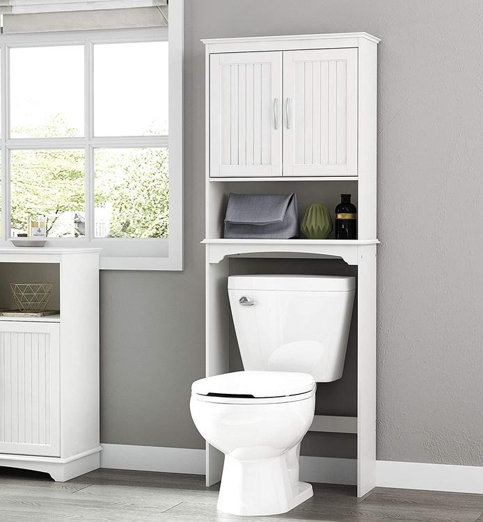 Maximize Bathroom Storage With These Over-the-Toilet Storage Units