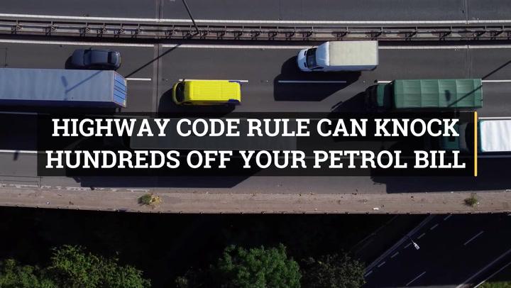 Little-known Highway Code rule can knock £150 off drivers' petrol bill 