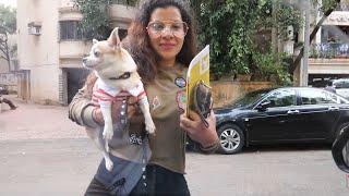 Sambhavna Seth posts video of her dog watching her clip on laptop 