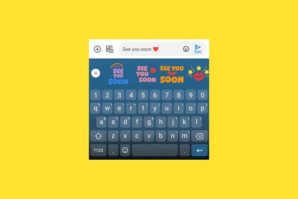 Gboard tests Emoji Kitchen-style text stickers