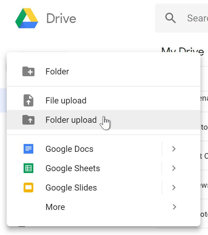 How to Upload Files to Google Drive 