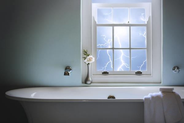 Can You Be Struck by Lightning in the Bathtub? 