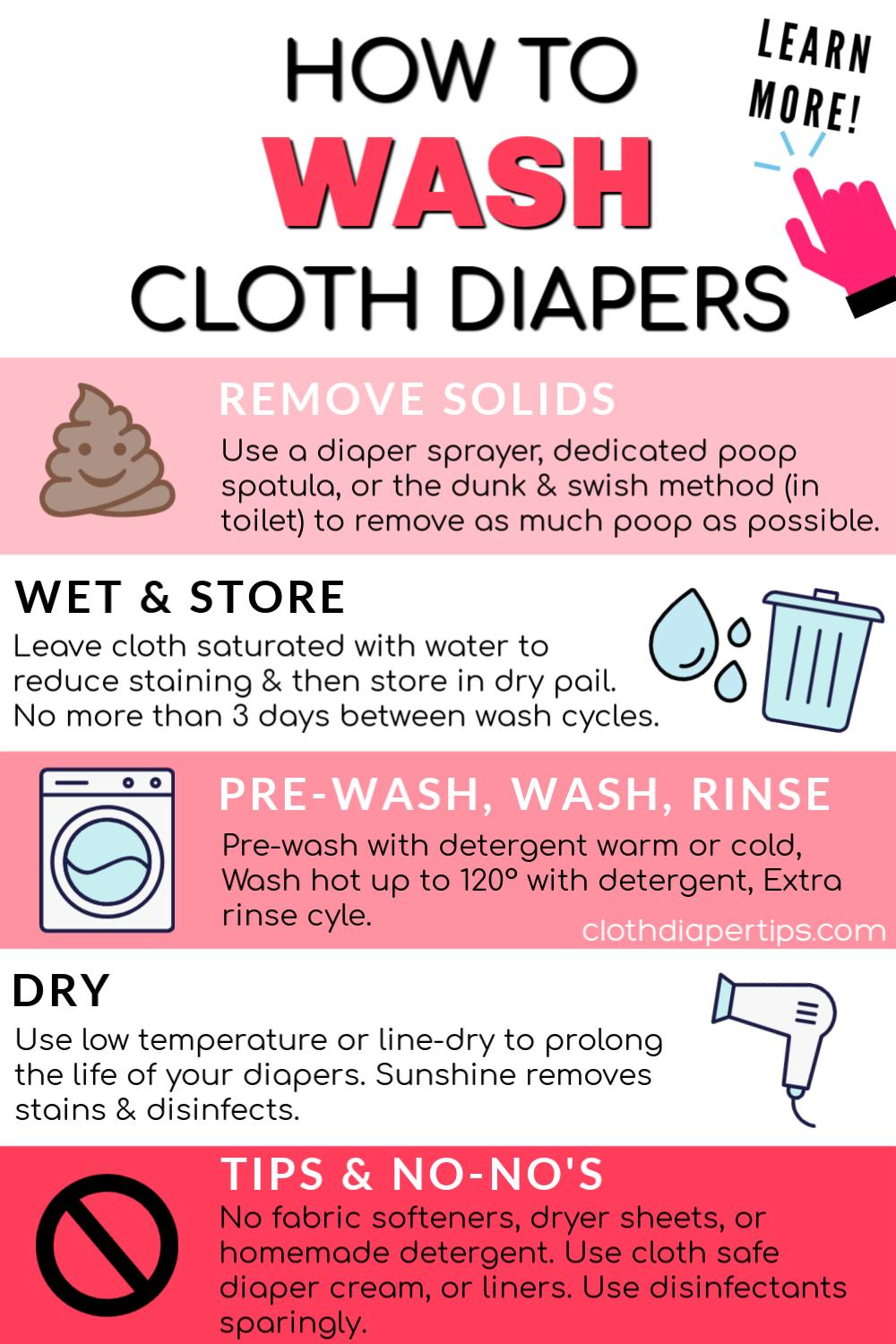 How to Wash Cloth Diapers: A Simple Starter Guide
