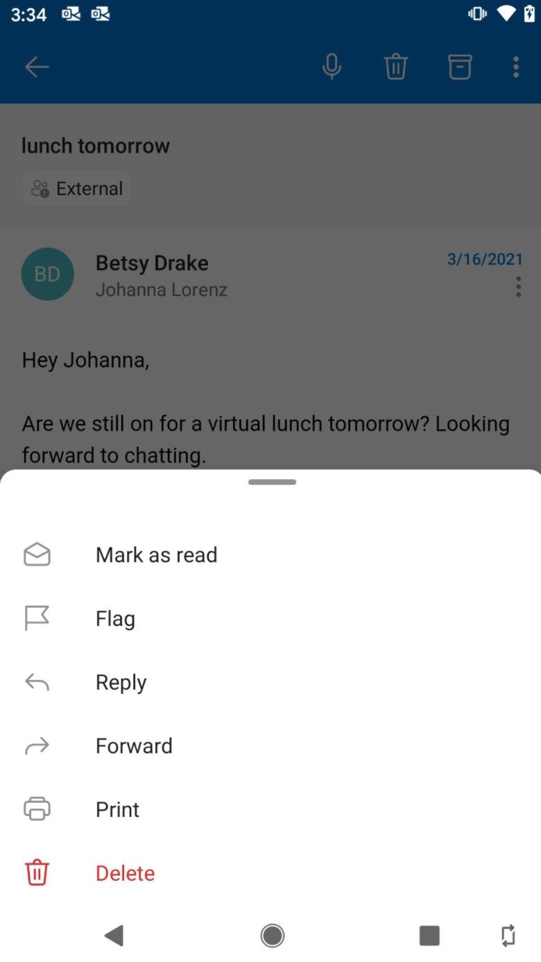 Microsoft Outlook for Android will soon add printing support 