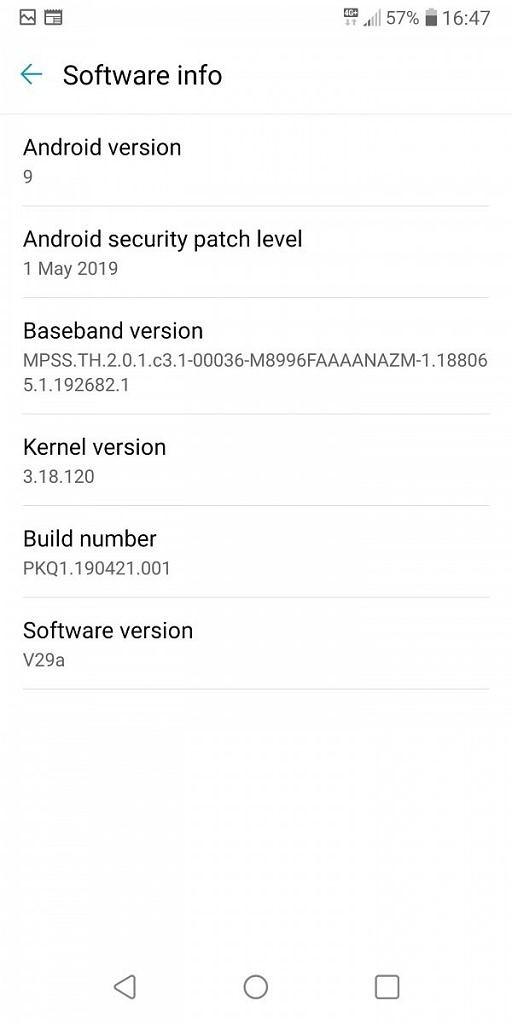 Android Pie for the LG G6 (European variant) allegedly surfaces in leaked beta form 