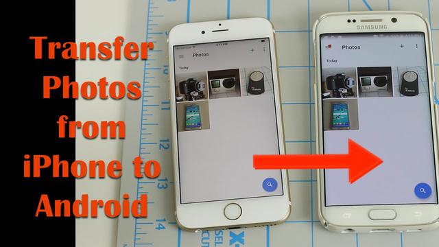 How to easily send photos from iPhone to android