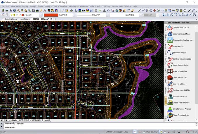 Carlson Survey, CADnet, and GIS 2021 Bring New Features and Compatibility 