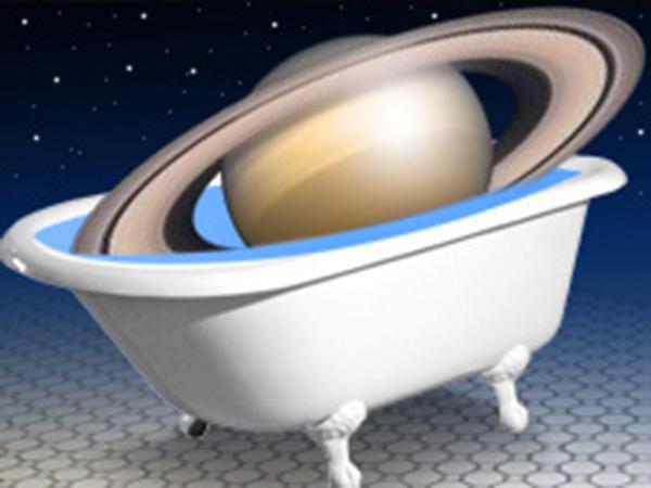 Can Saturn Float In A Bathtub?