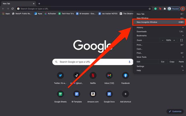 How to turn on incognito mode on your computer and phone to browse the web privately