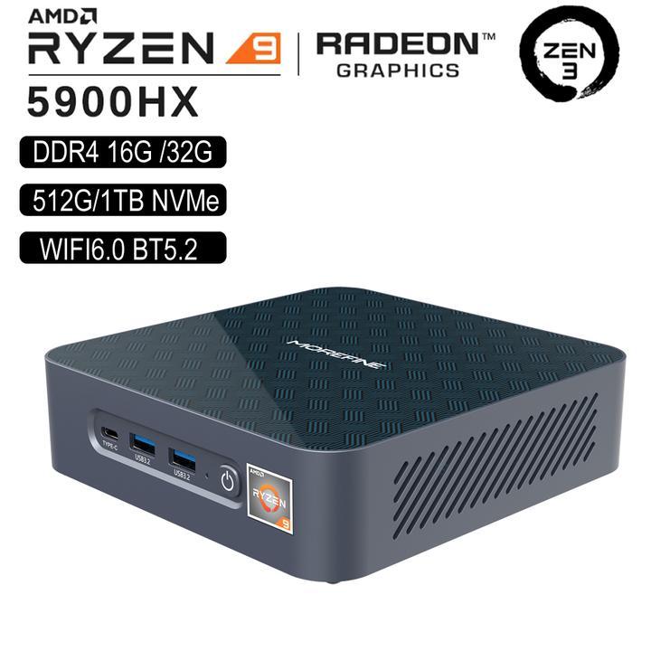 Morefine S500+ in review: AMD Ryzen 9 5900HX with 32 GB of RAM and a 1 TB SSD in Mini PC