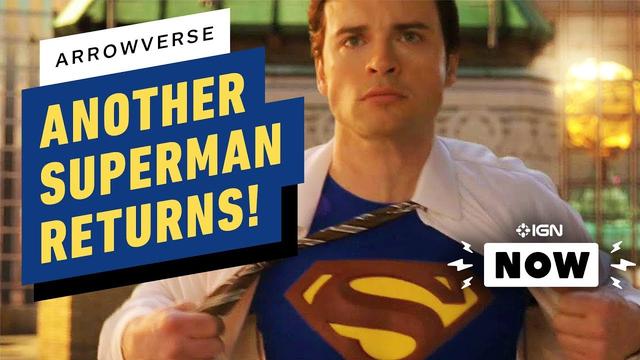 See ‘Smallville’ Star Tom Welling Gear Up As Superman For The Arrowverse 
