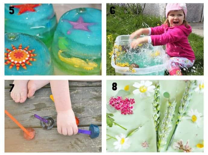Best summer sensory activities for babies & toddlers