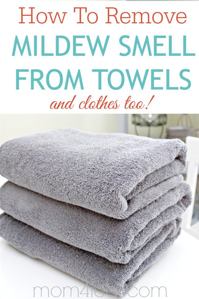 How to get smell out of towels and clean them properly 