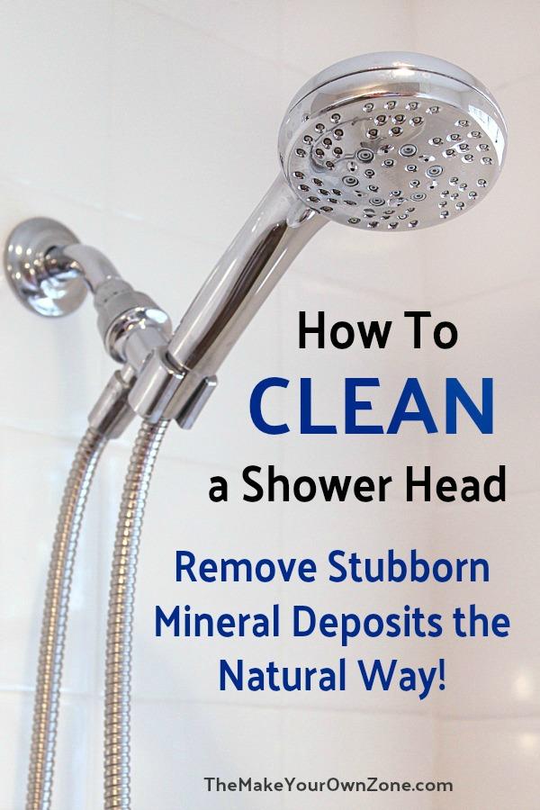 How to Clean a Shower Head 