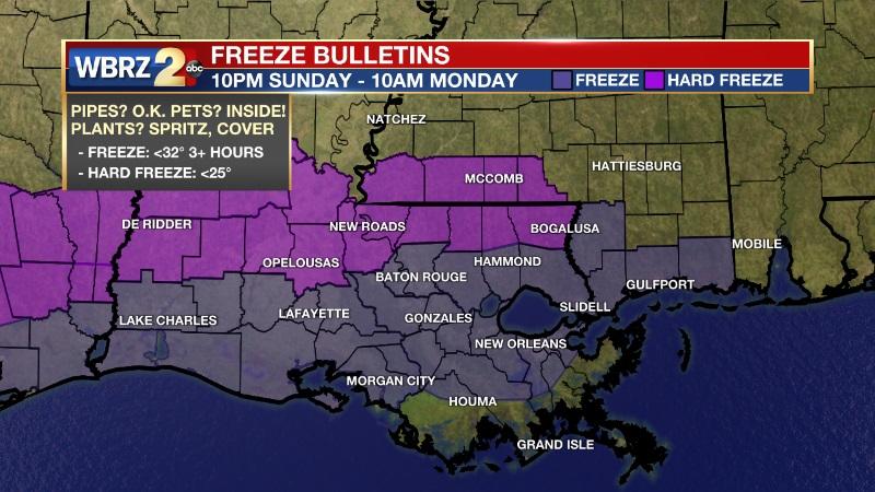 Search location by ZIP code New Orleans freezing temps means protecting your pipes 