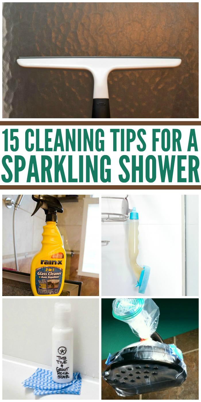 These shower cleaning hacks really work