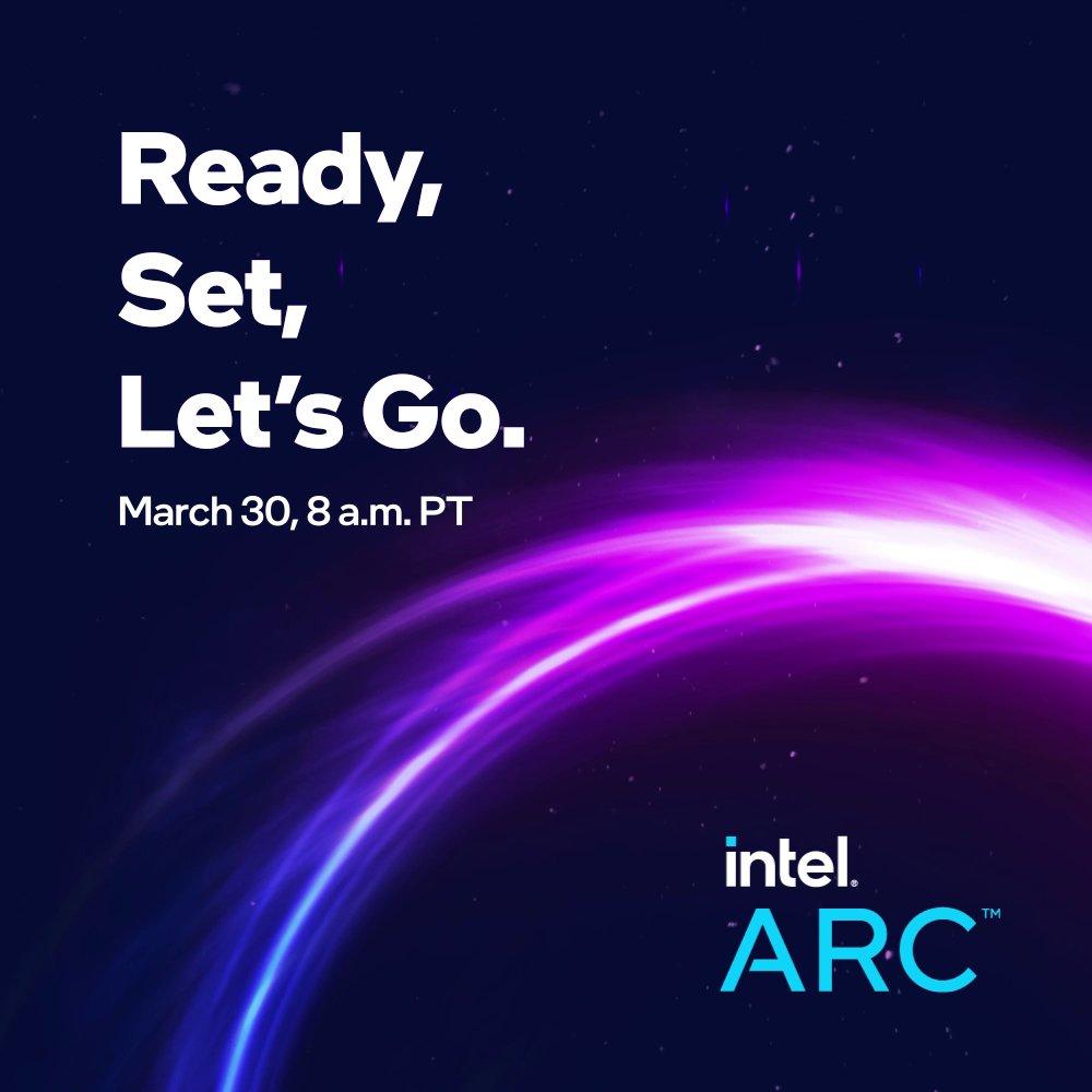 Intel Arc Alchemist gaming laptop line to launch on March 30 after announcement 