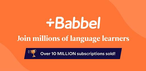 Join 10 million students learning a new language with Babbel 