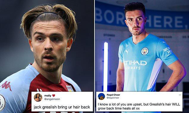 Jack Grealish shaves off his trademark long hair leaving fans devastated