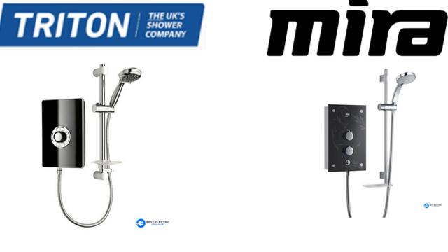 Mira, Redring and Triton showers compared: which is best? 