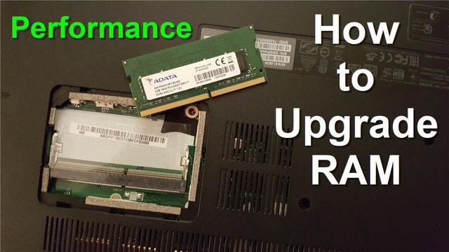 How to upgrade and install RAM in a laptop 