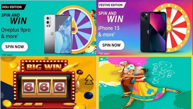 Amazon Holi Edition Spin And Win Quiz Answer: Win OnePlus 9 Pro