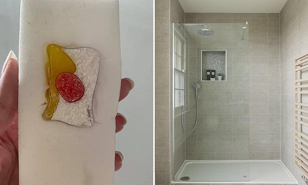 Aussie mum’s genius dishwasher tablet hack goes viral after sharing photos of spotless shower
