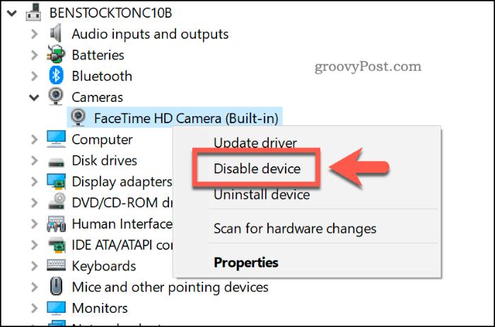 How to Disable or Enable Your Camera on Windows 10