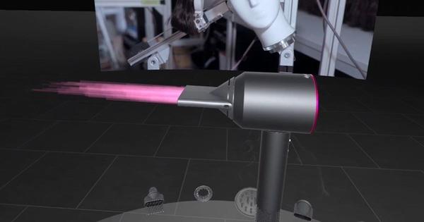 Experience Dyson's VR store, try hair styling in VR space!?