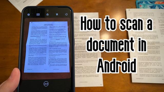Here's How To Scan Documents On Android