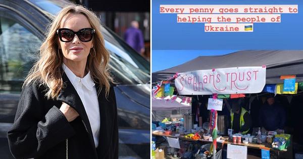 Amanda Holden travels to Ukraine border to interview people affected by Putin's invasion