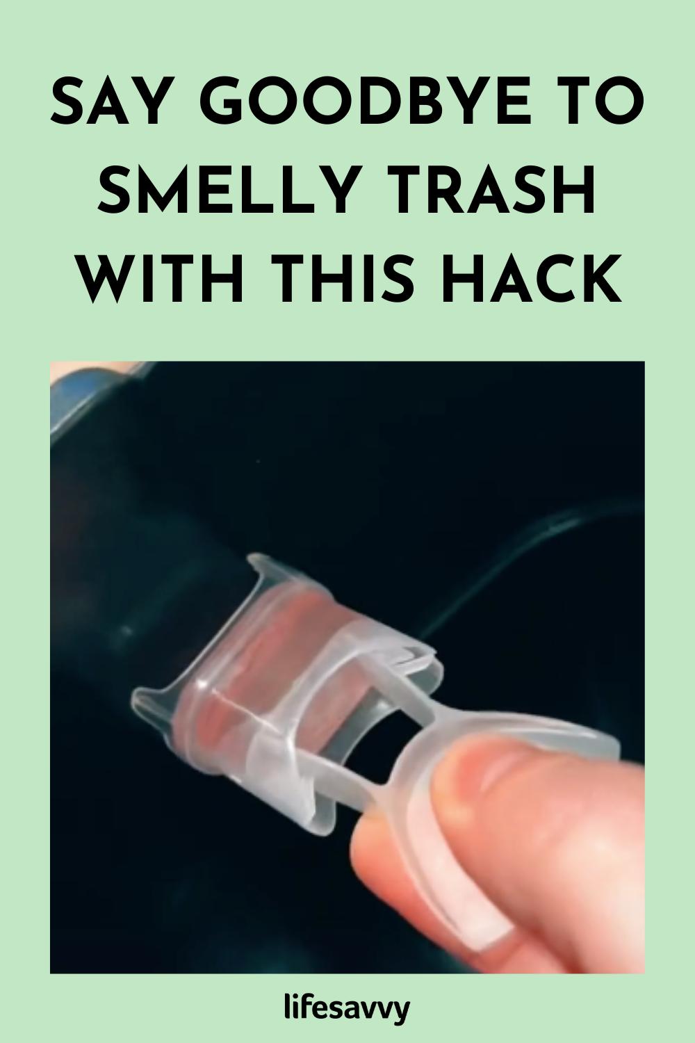 Say Goodbye to Smelly Trash with This Hack 
