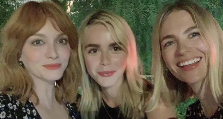 Kiernan Shipka Took A New IG Mirror Selfie And She's Looking Next-Level Fit In A Sheer Corset 