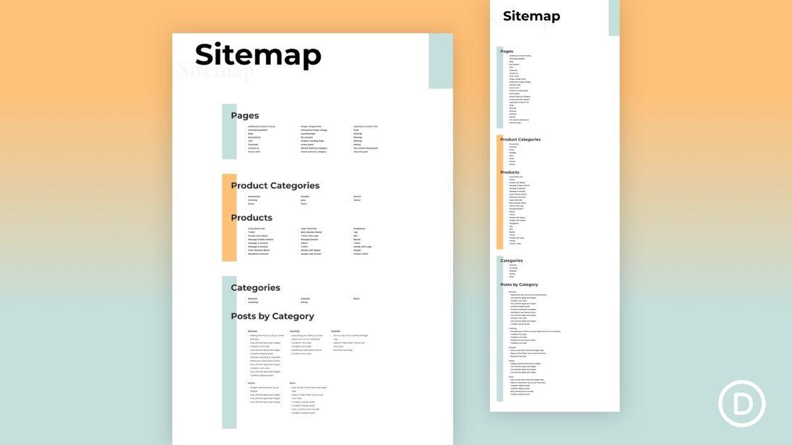 Sitemap Page