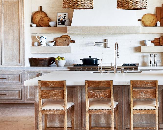 The latest trends in new homes: Warm, light-tone cabinets, quartz counters and more