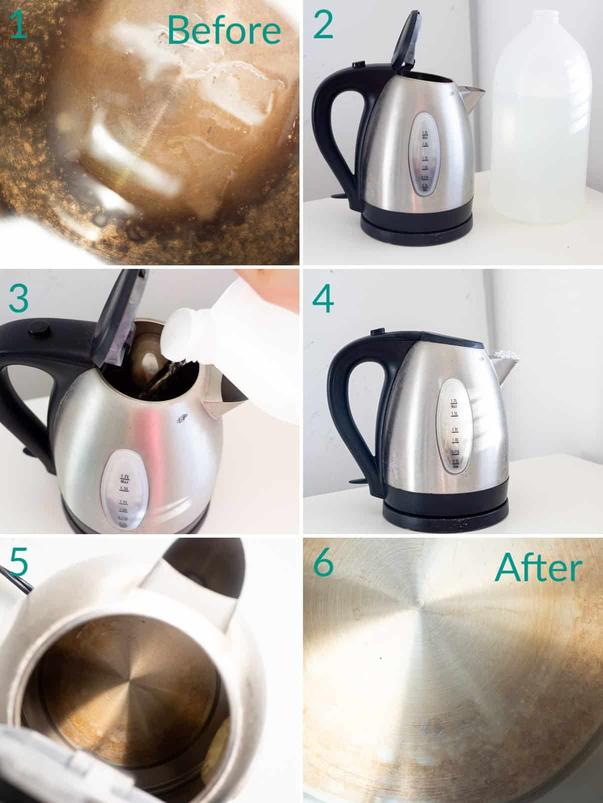 Five ways to remove limescale from a kettle